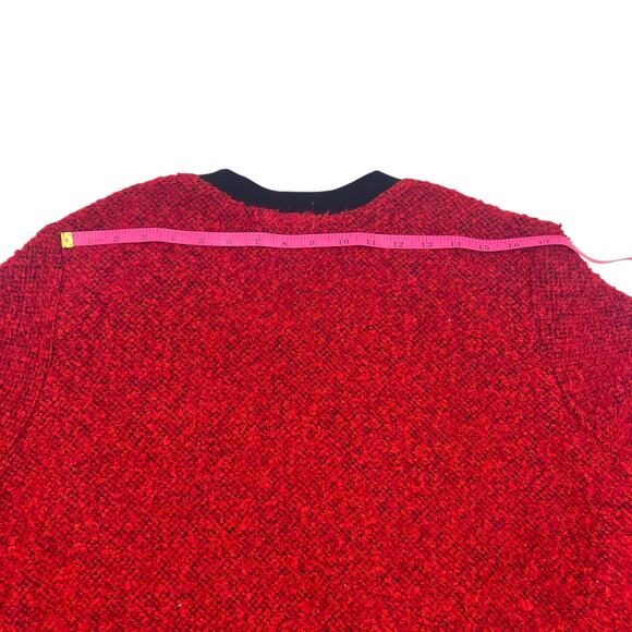 Cathy Daniels Womens Vintage Red Holiday Knit 2 Piece Cardigan Set Plus Sz 2X - Picture 13 of 13